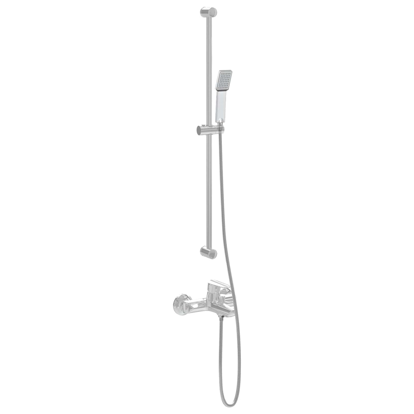 Sada Sprchové Hlavice Chrom 150 Cm Abs Plast