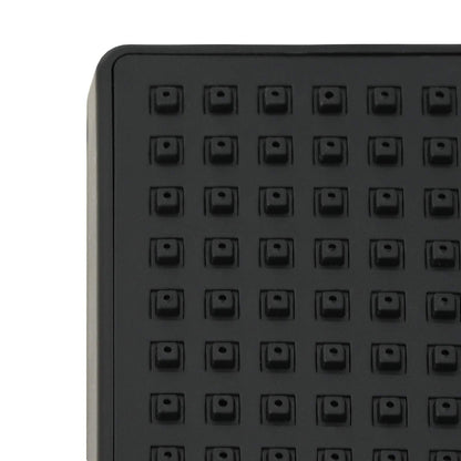 Sada Sprchové Hlavice Černá 150 Cm Abs Plast