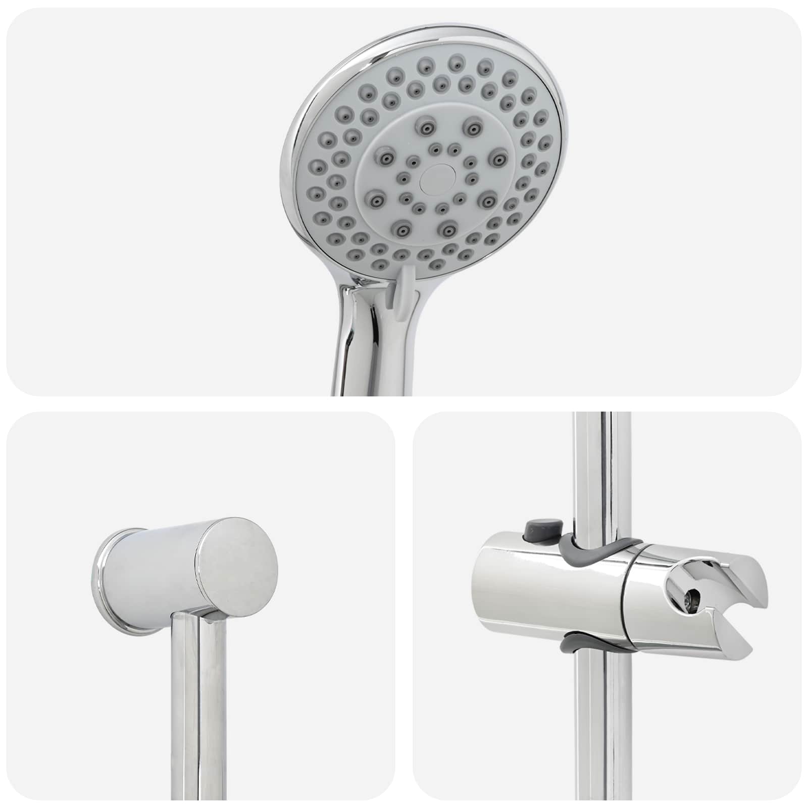 Sada Sprchového Systému Chrom 70 Cm Abs Plast
