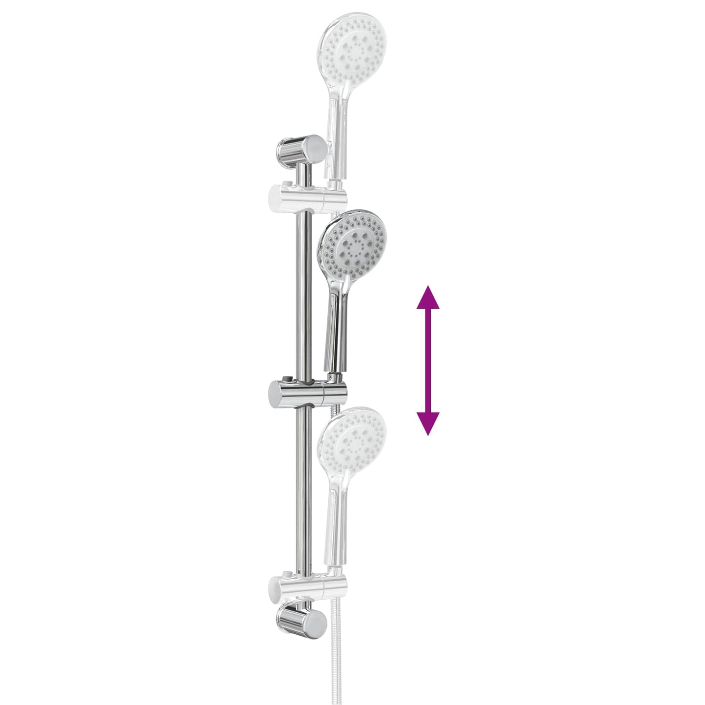 Sada Sprchového Systému Chrom 70 Cm Abs Plast