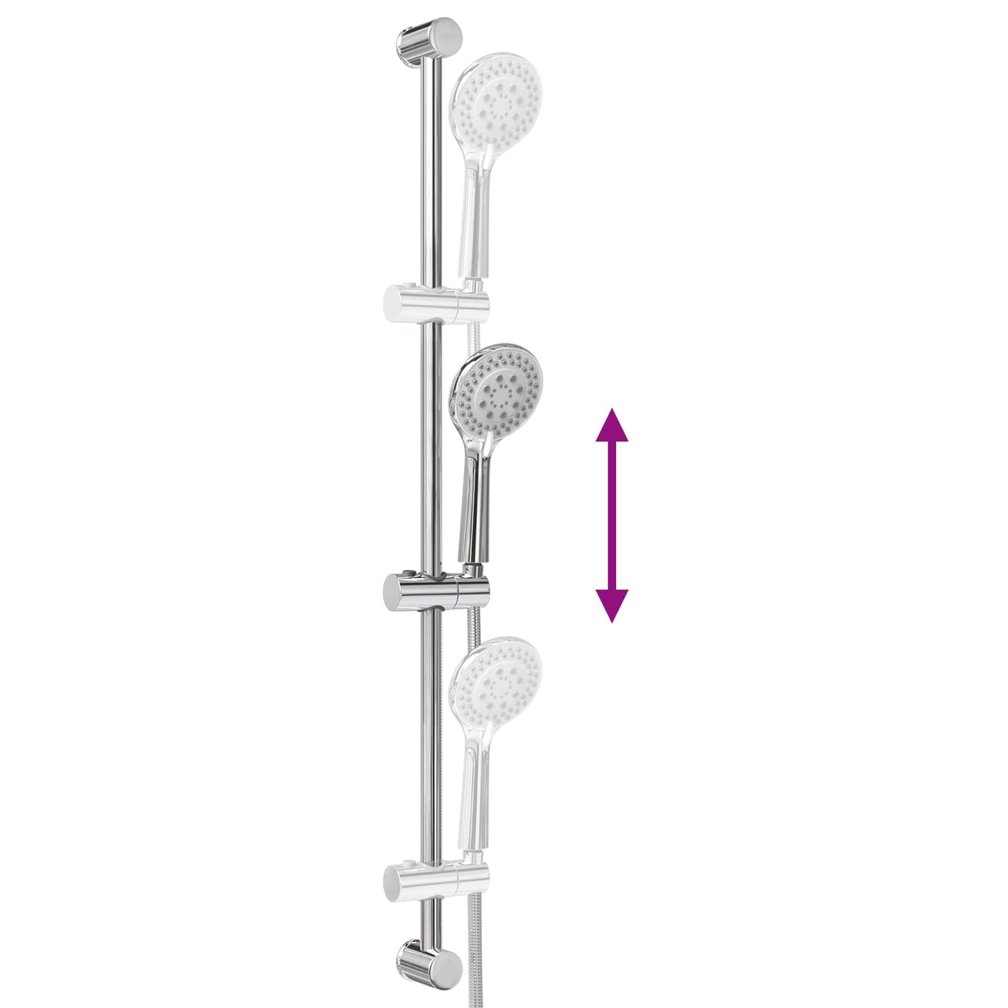 Sada Sprchového Systému Chrom 100 Cm Abs Plast