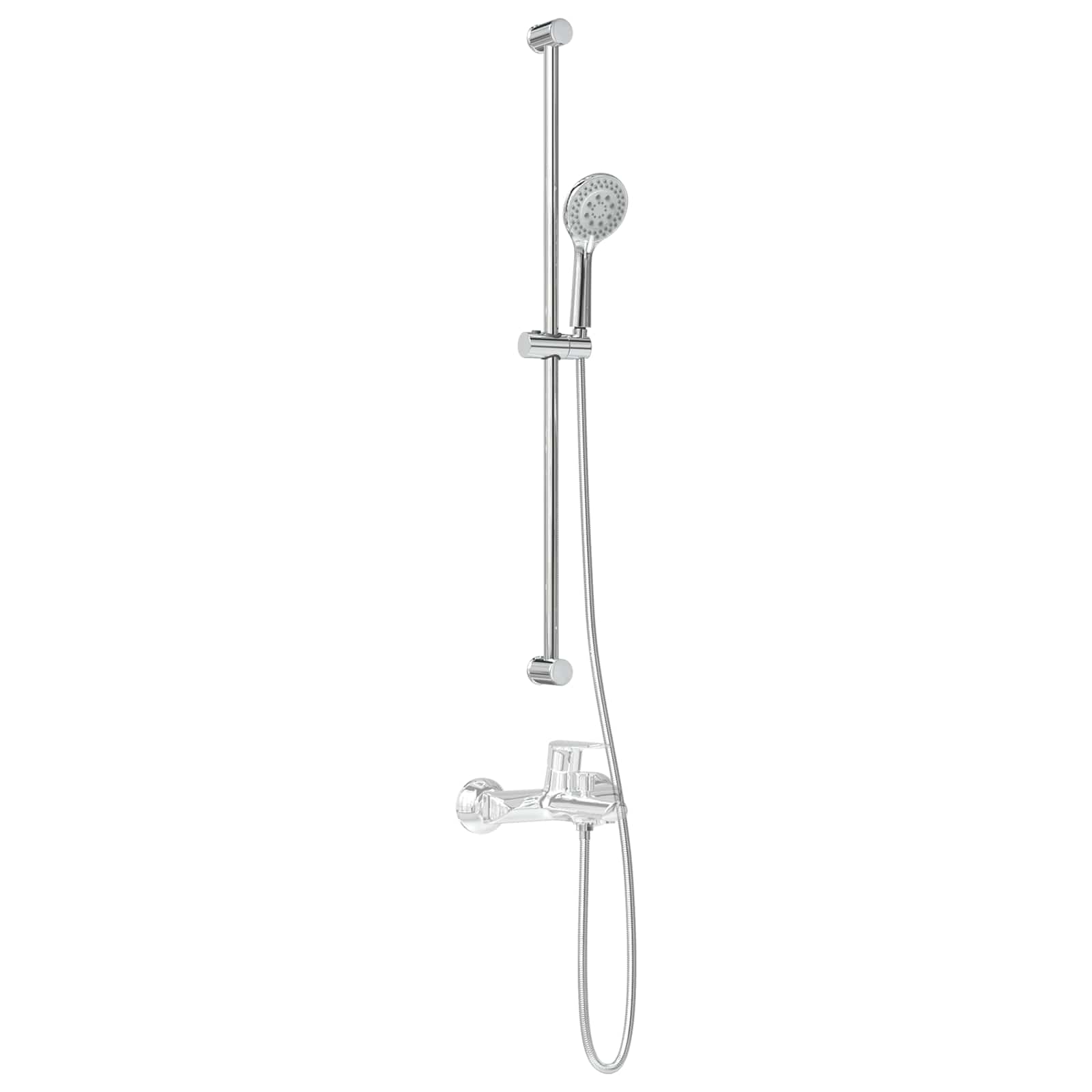 Sada Sprchového Systému Chrom 100 Cm Abs Plast