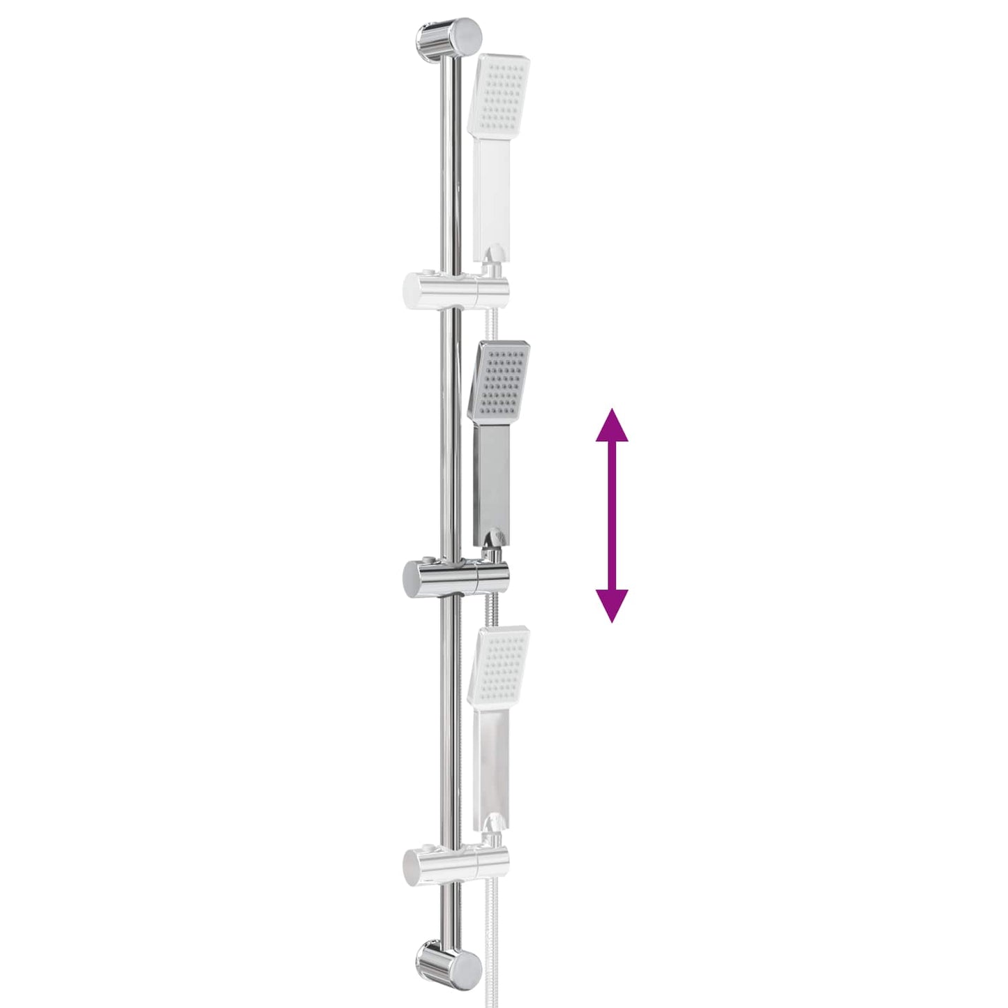 Sada Sprchového Systému Chrom 100 Cm Abs Plast