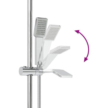 Sada Sprchového Systému Chrom 100 Cm Abs Plast