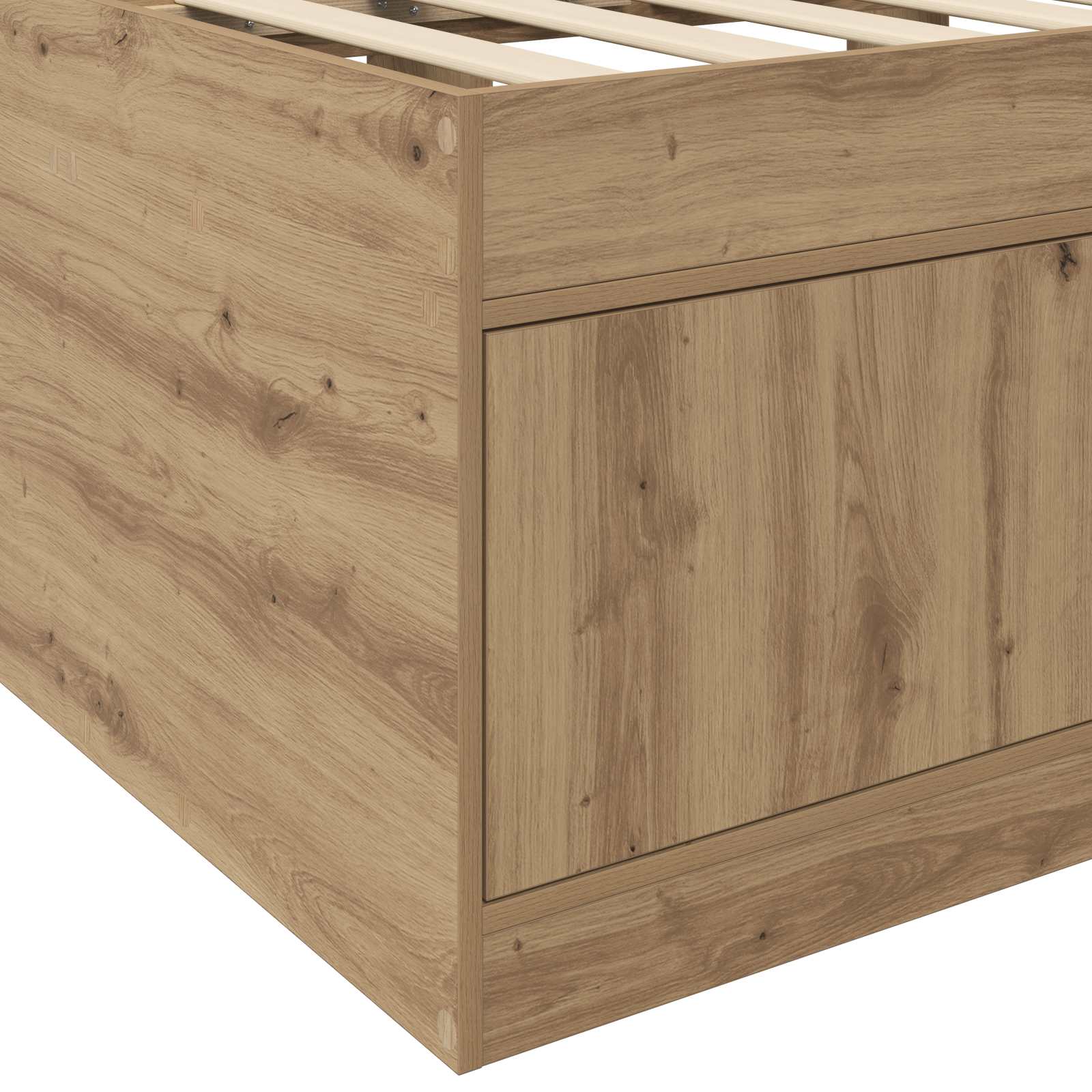 Rám Postele S Úložným Prostorem Dub Artisan 80 X 200 Cm
