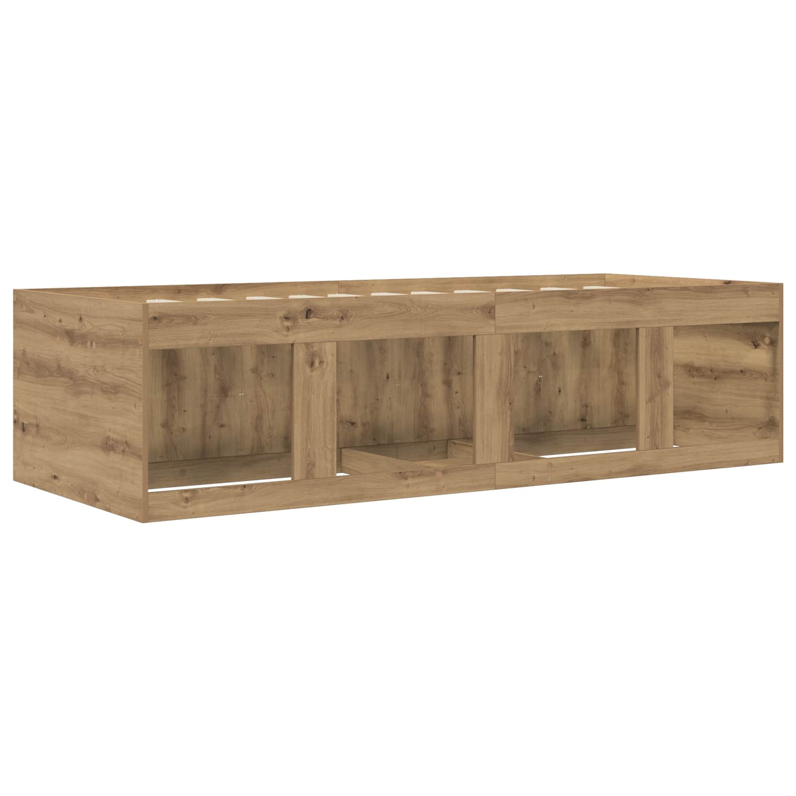 Rám Postele S Úložným Prostorem Dub Artisan 80 X 200 Cm