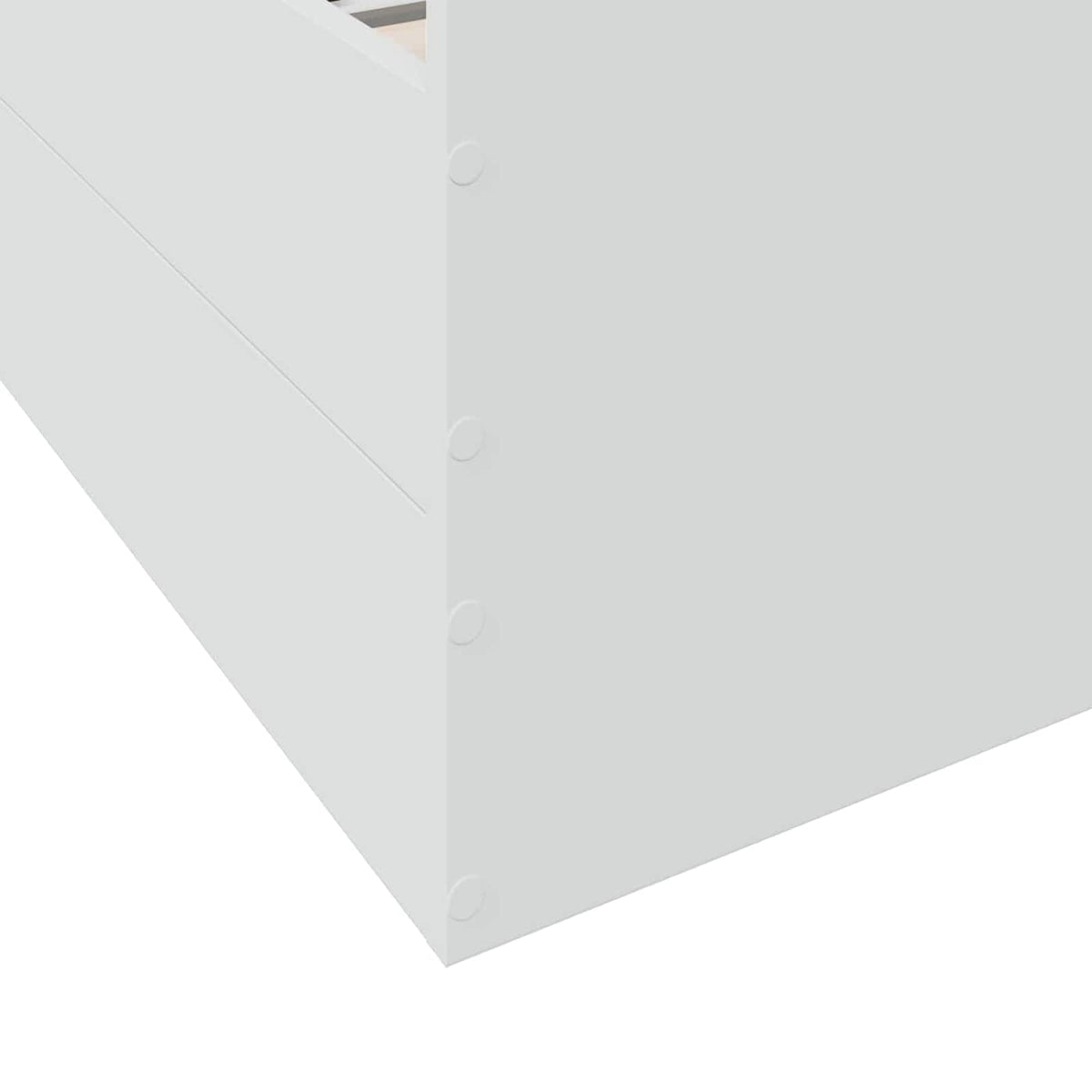 Rám Postele S Úložným Prostorem Se Zásuvkou Bílá 80 X 200 Cm