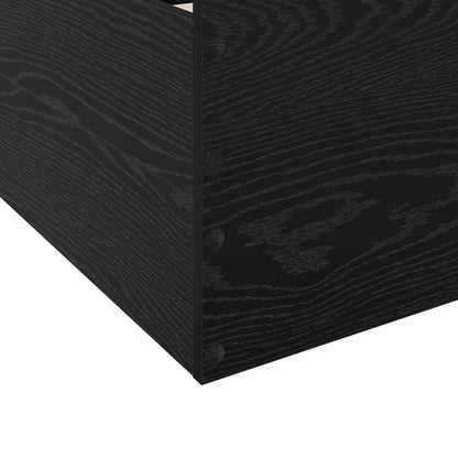 Rám Postele S Úložným Prostorem Černý Dub 80 X 200 Cm