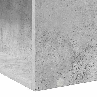 Rám Postele S Úložným Prostorem Betonově Šedá 80 X 200 Cm