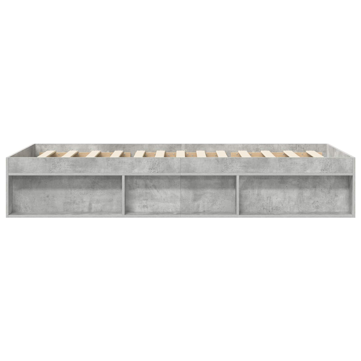Rám Postele S Úložným Prostorem Betonově Šedá 80 X 200 Cm