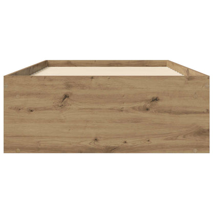 Rám Postele S Úložným Prostorem Dub Artisan 80 X 200 Cm