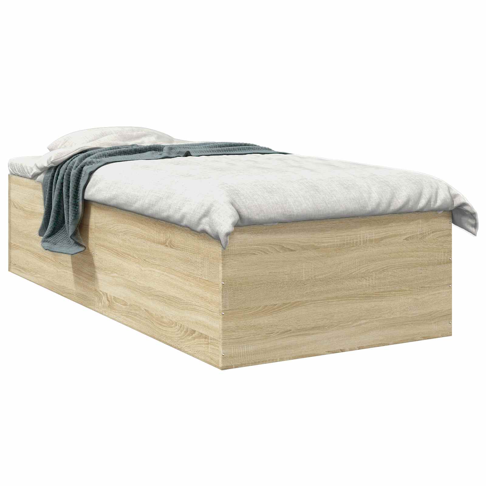 Postel Na Podlaze Dub Sonoma 80 X 200 Cm Kompozitní Dřevo