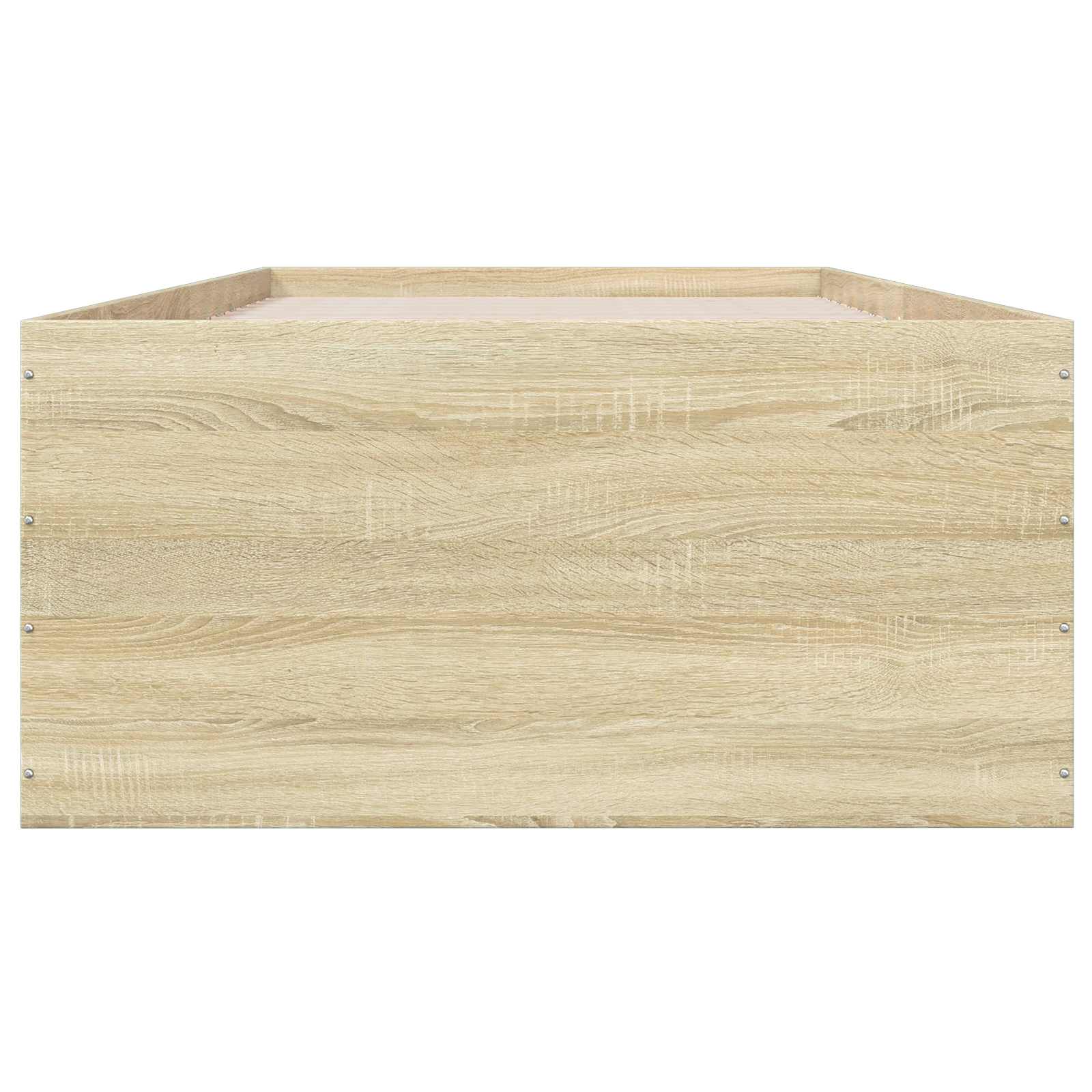 Postel Na Podlaze Dub Sonoma 80 X 200 Cm Kompozitní Dřevo