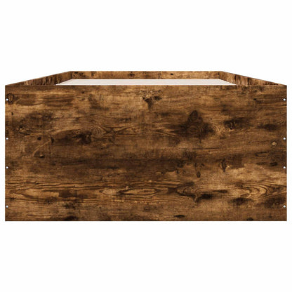 Postel Na Podlaze Kouřový Dub 80 X 200 Cm Kompozitní Dřevo