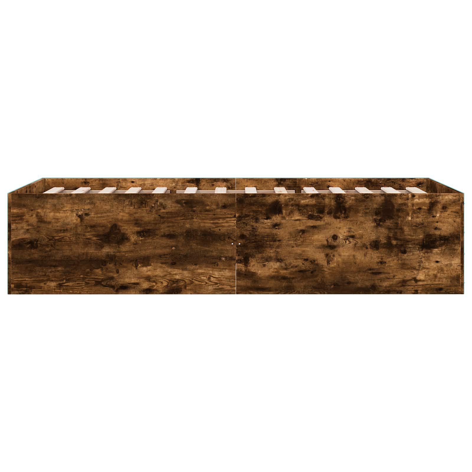 Postel Na Podlaze Kouřový Dub 80 X 200 Cm Kompozitní Dřevo
