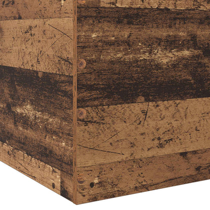 Postel Na Podlaze Staré Dřevo 80 X 200 Cm Kompozitní Dřevo