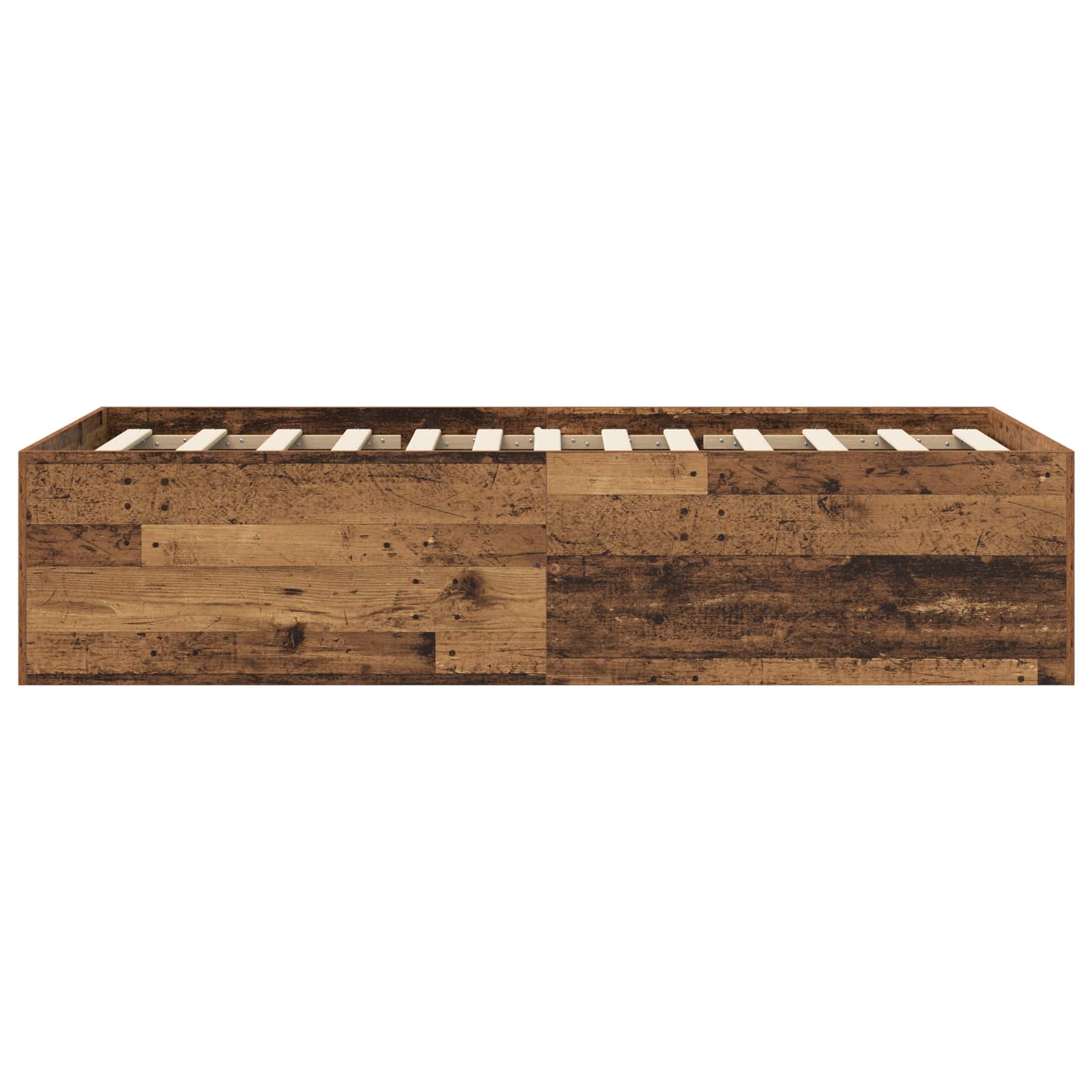 Postel Na Podlaze Staré Dřevo 80 X 200 Cm Kompozitní Dřevo