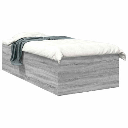 Postel Na Podlaze Šedý Sonoma 80 X 200 Cm Kompozitní Dřevo
