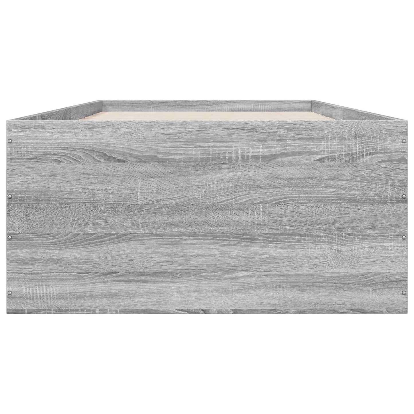 Postel Na Podlaze Betonově Šedá 80 X 200 Cm Kompozitní Dřevo