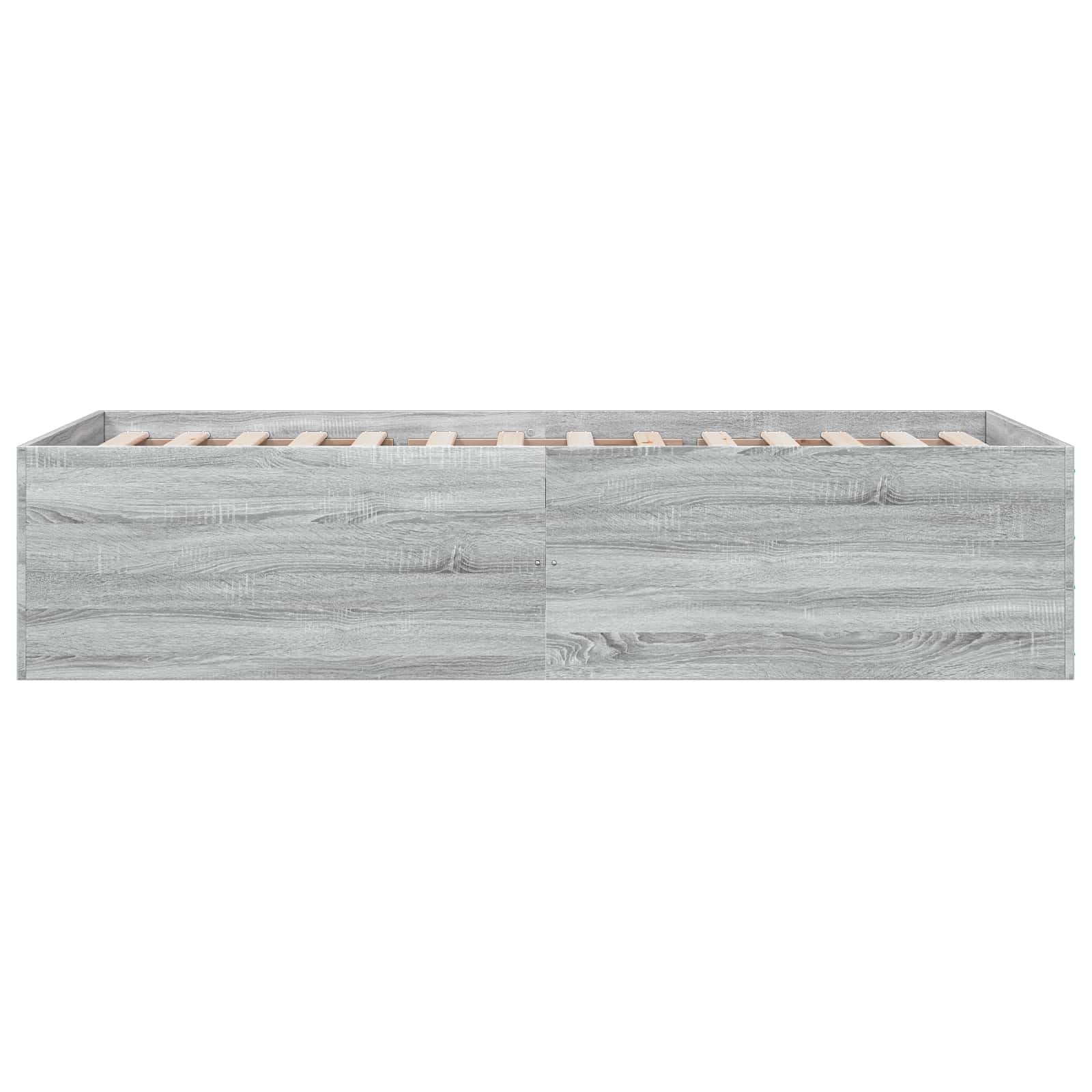 Postel Na Podlaze Betonově Šedá 80 X 200 Cm Kompozitní Dřevo
