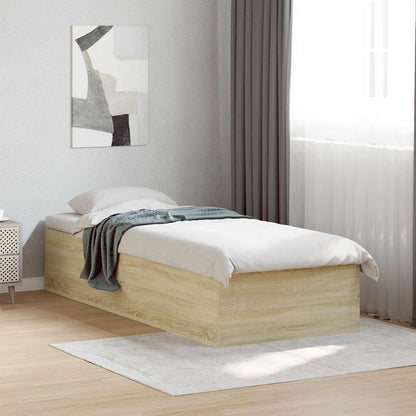 Postel Na Podlaze Dub Sonoma 80 X 200 Cm Kompozitní Dřevo