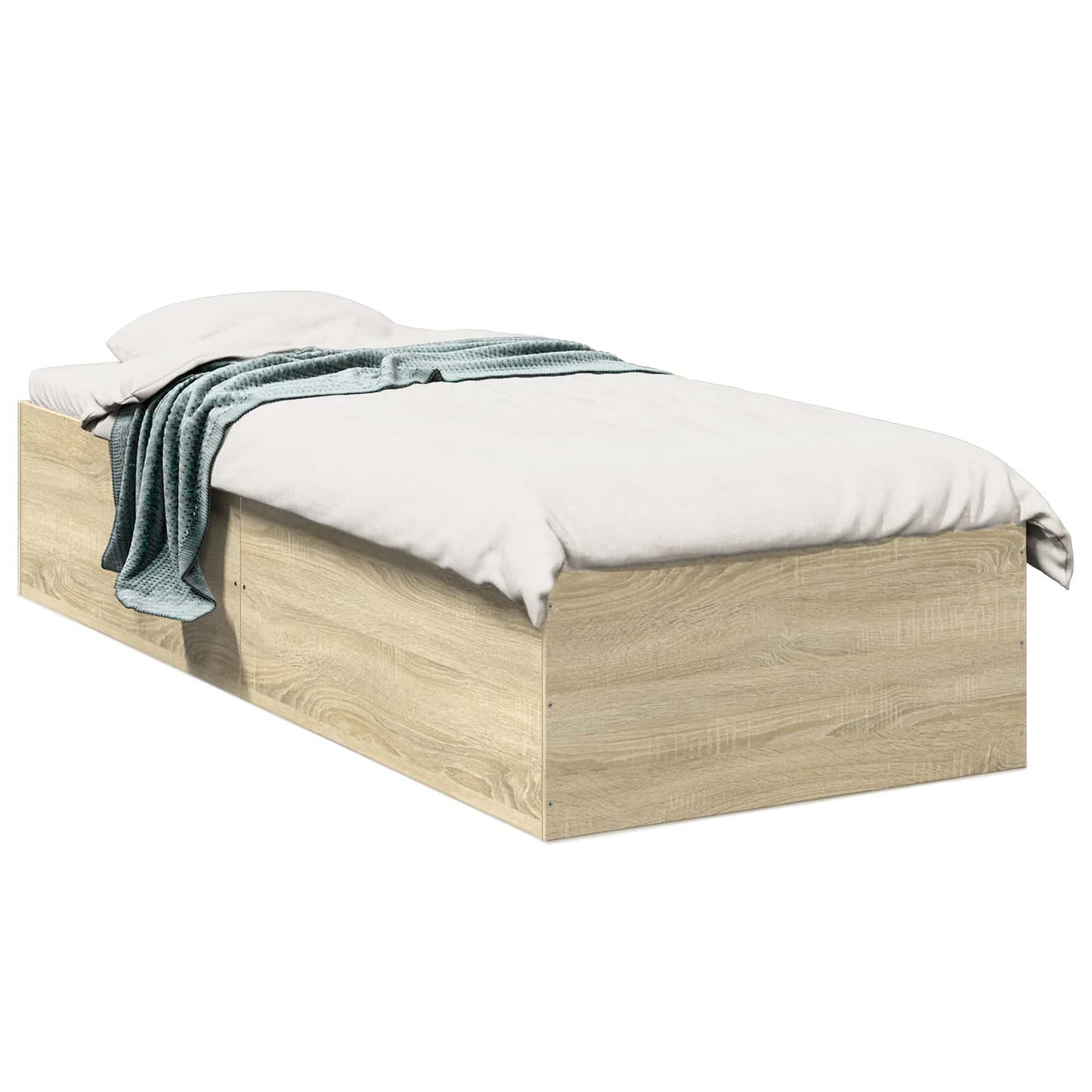 Postel Na Podlaze Dub Sonoma 80 X 200 Cm Kompozitní Dřevo