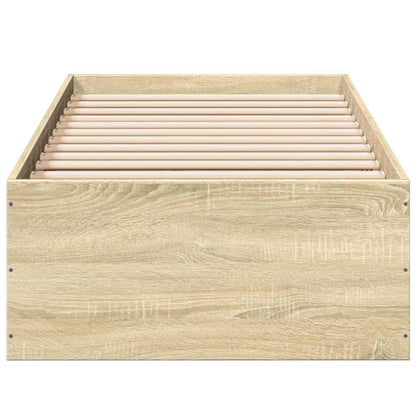 Postel Na Podlaze Dub Sonoma 80 X 200 Cm Kompozitní Dřevo