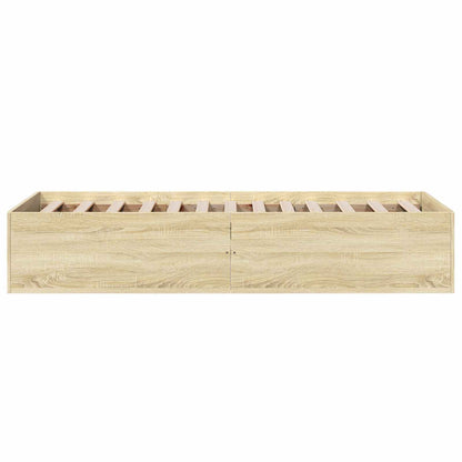 Postel Na Podlaze Dub Sonoma 80 X 200 Cm Kompozitní Dřevo