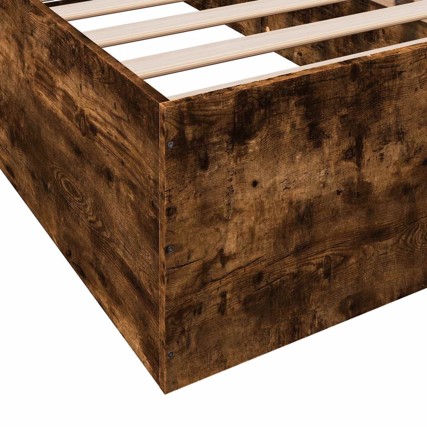 Postel Na Podlaze Kouřový Dub 80 X 200 Cm Kompozitní Dřevo