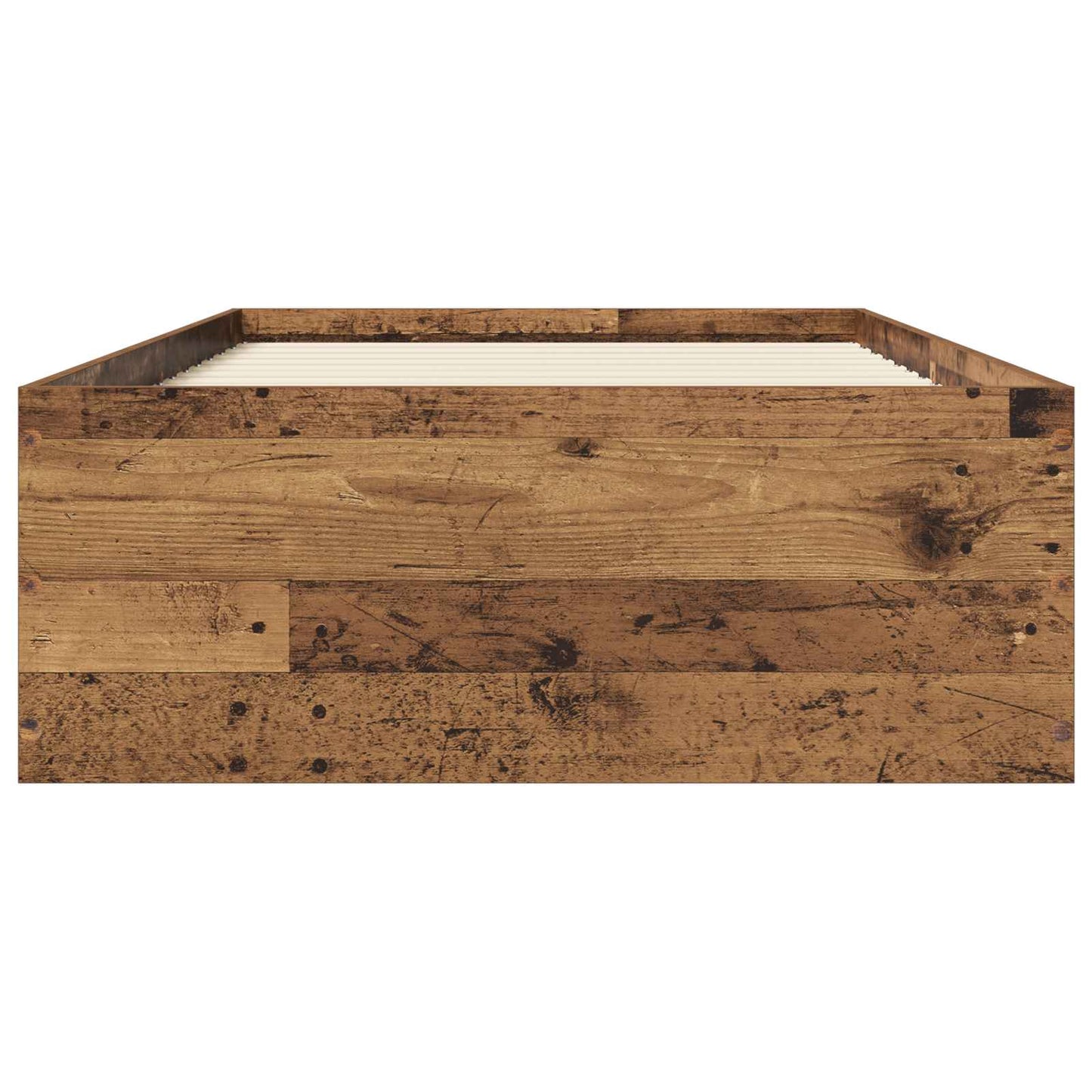 Postel Na Podlaze Staré Dřevo 80 X 200 Cm Kompozitní Dřevo