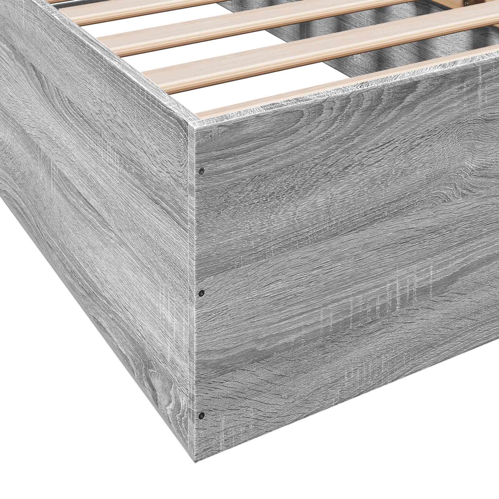 Postel Na Podlaze Šedý Sonoma 80 X 200 Cm Kompozitní Dřevo