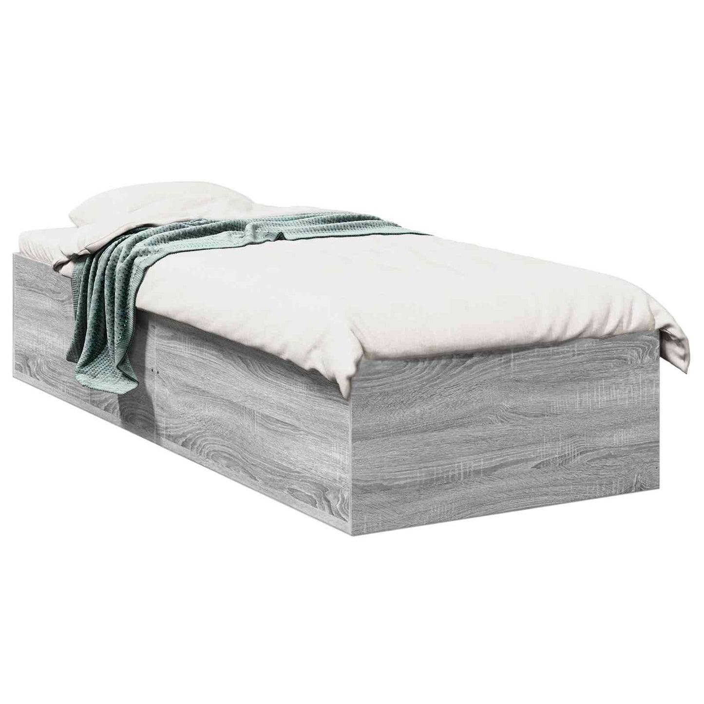 Postel Na Podlaze Šedý Sonoma 80 X 200 Cm Kompozitní Dřevo