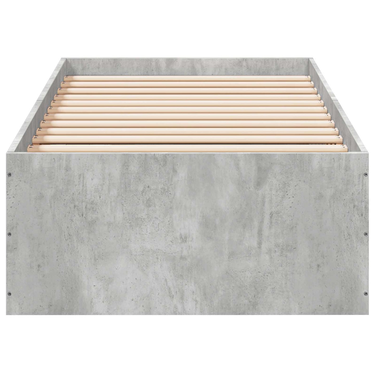 Postel Na Podlaze Betonově Šedá 80 X 200 Cm Kompozitní Dřevo