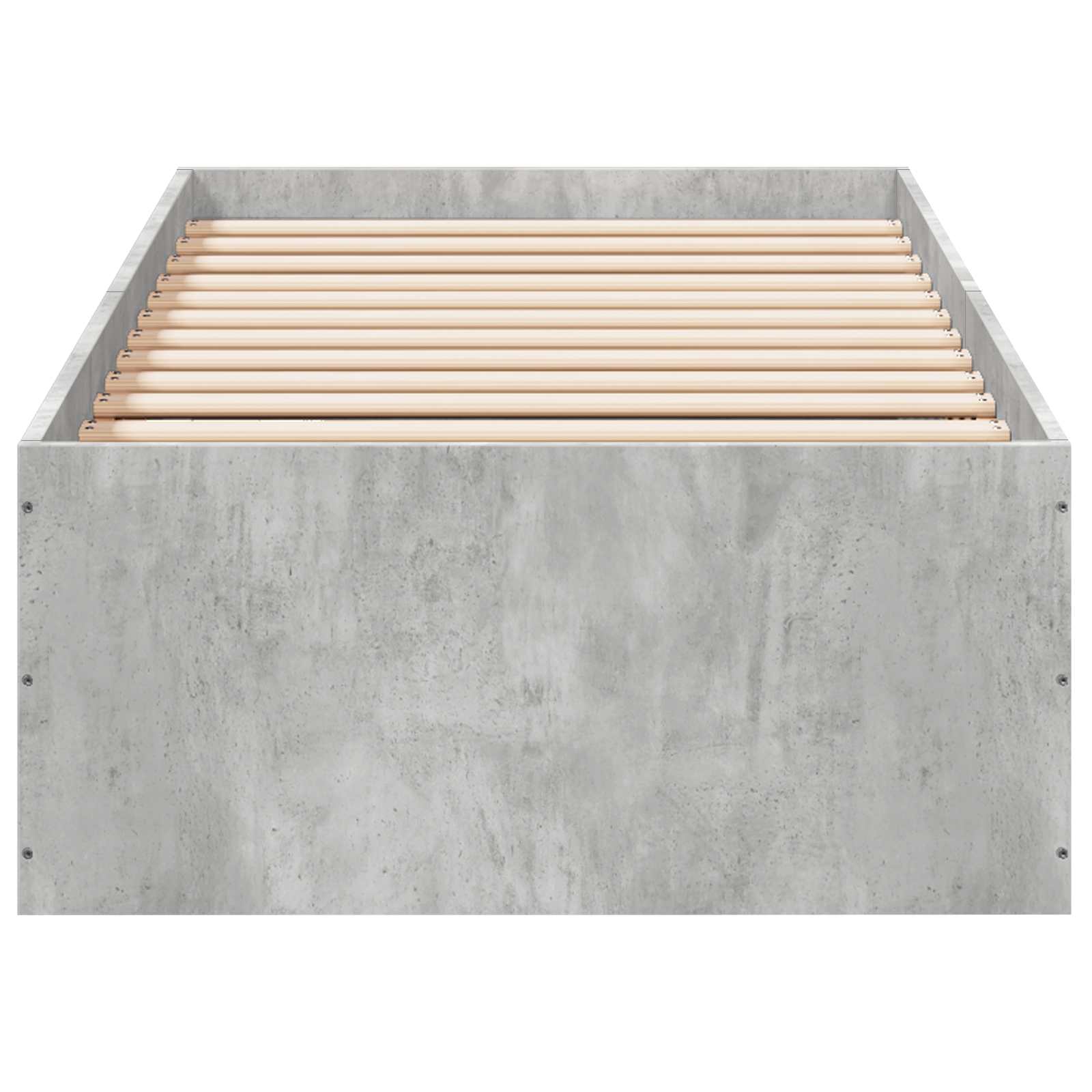 Postel Na Podlaze Betonově Šedá 80 X 200 Cm Kompozitní Dřevo