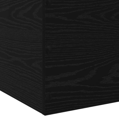 Postel Na Podlaze Černý Dub 80 X 200 Cm Kompozitní Dřevo