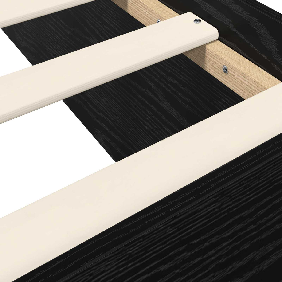 Postel Na Podlaze Černý Dub 80 X 200 Cm Kompozitní Dřevo