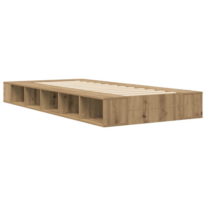 Rám Postele S Úložným Prostorem Dub Artisan 80 X 200 Cm