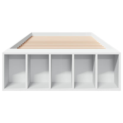 Rám Postele S Úložným Prostorem S Policí Bílá 80 X 200 Cm