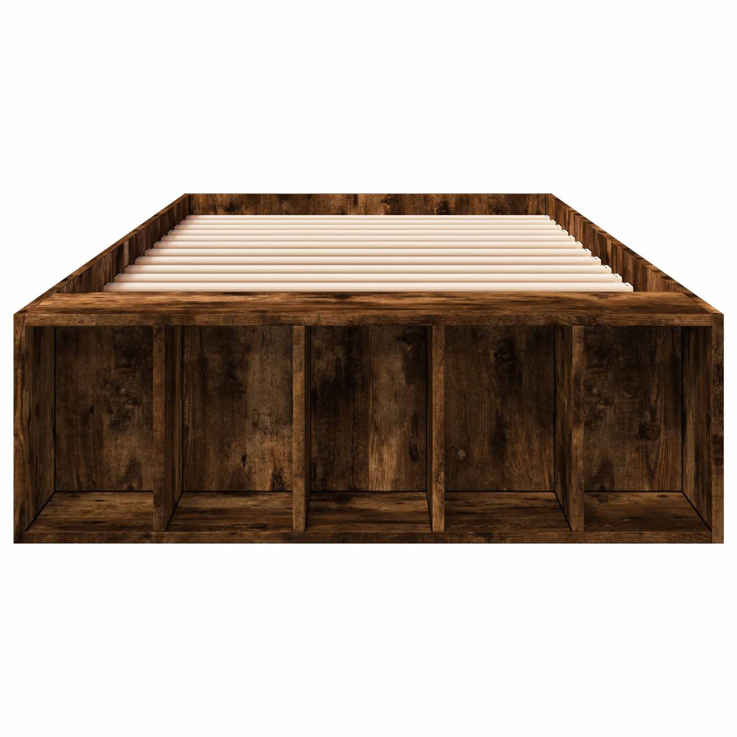 Rám Postele S Úložným Prostorem Kouřový Dub 80 X 200 Cm