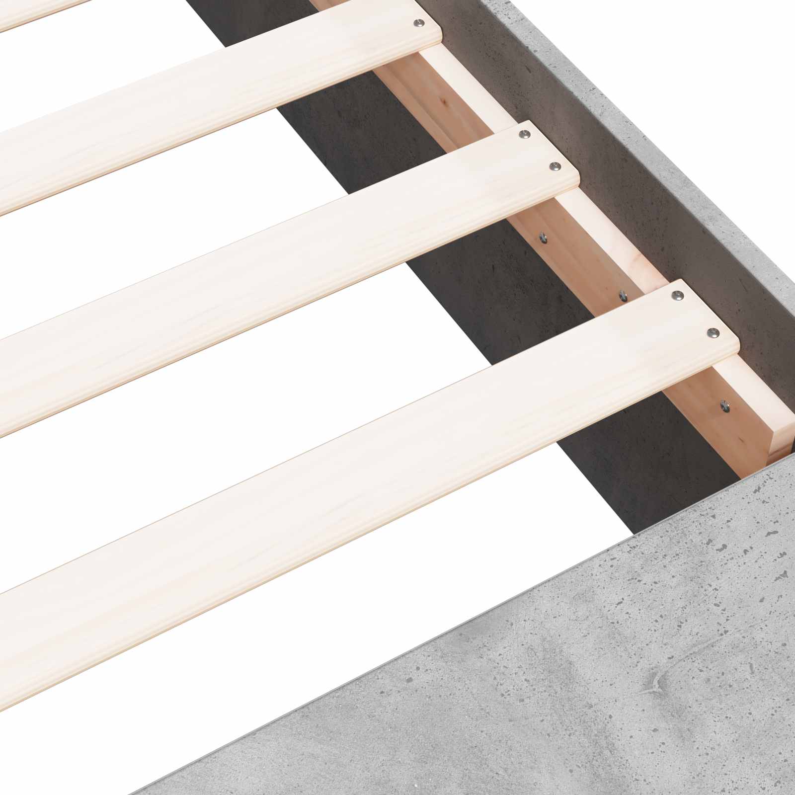 Rám Postele S Úložným Prostorem Betonově Šedá 80 X 200 Cm