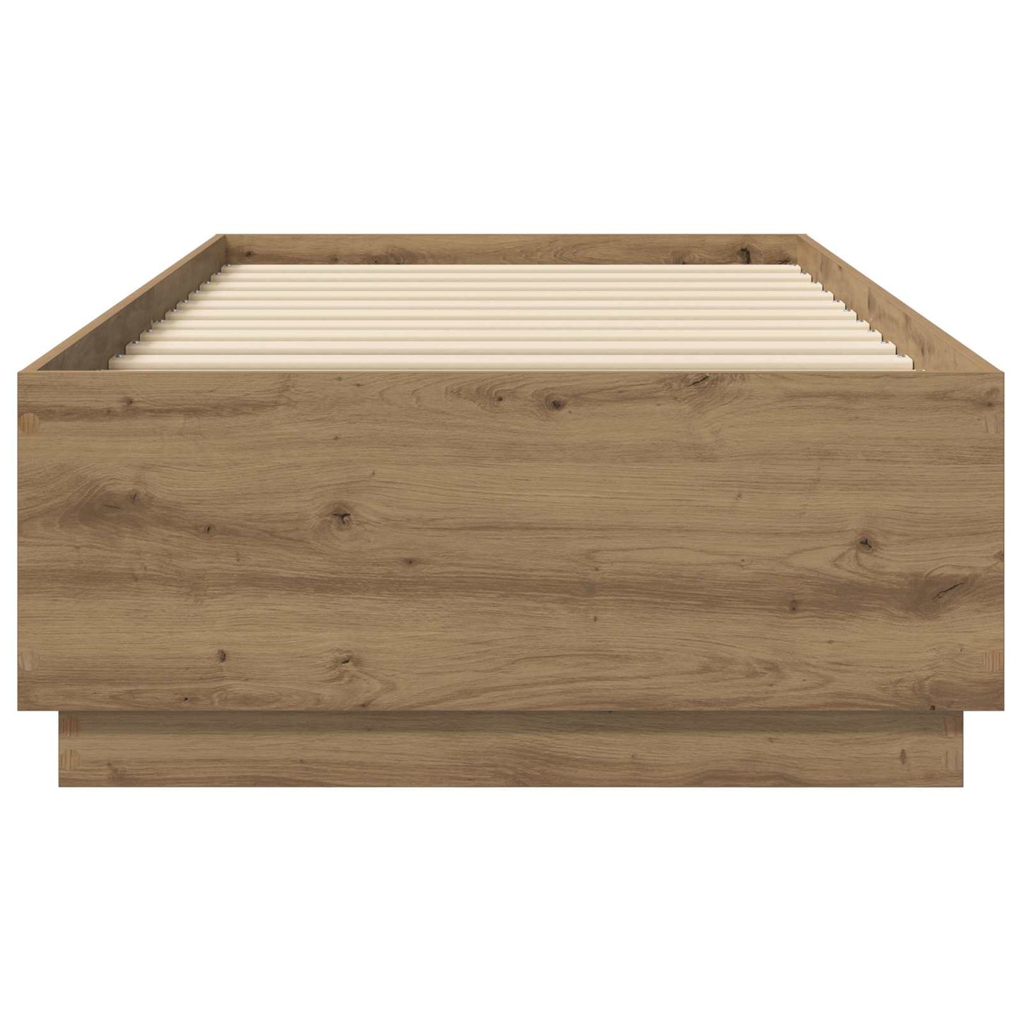 Postelový Rám S Led Dub Artisan 80 X 200 Cm Kompozitní Dřevo
