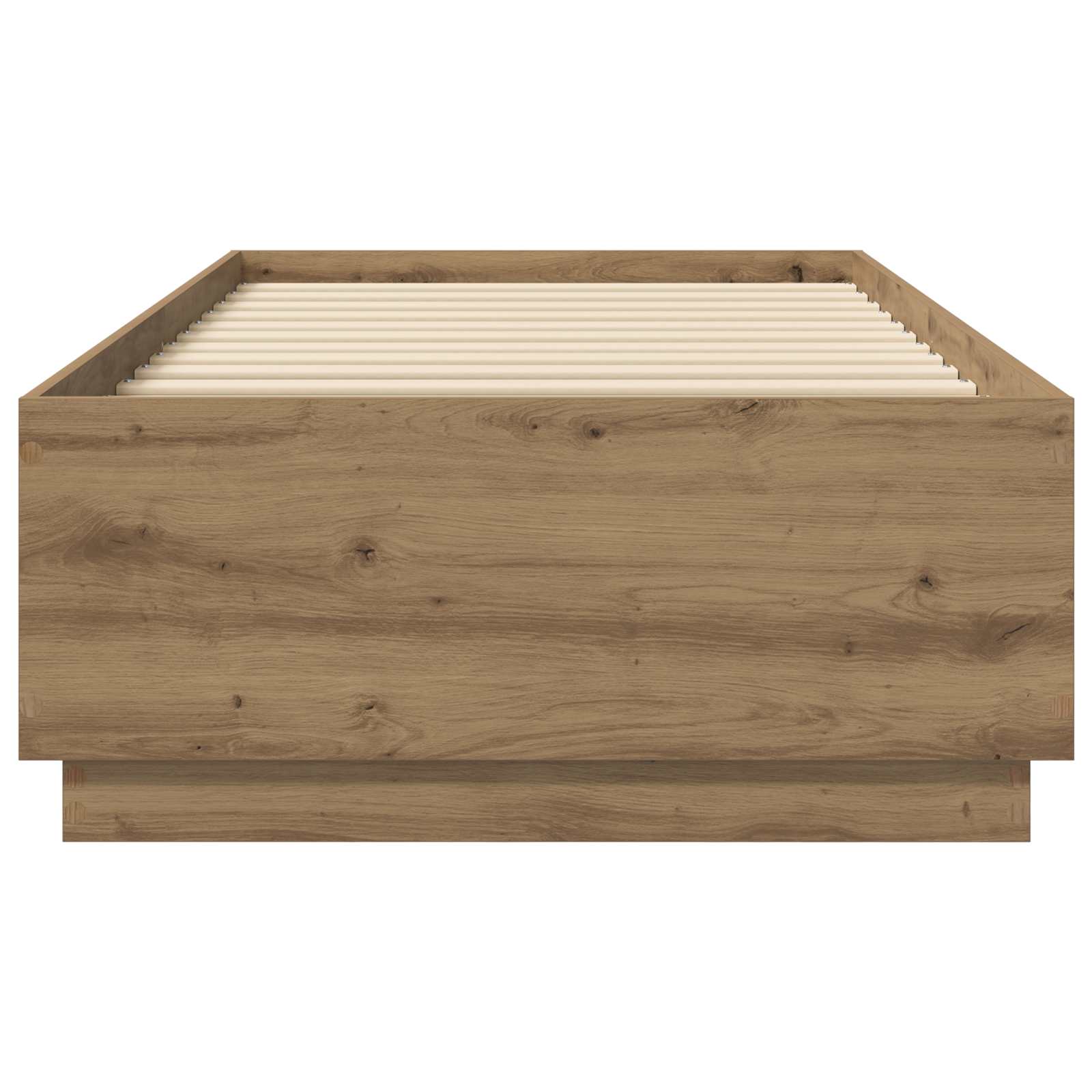 Postelový Rám S Led Dub Artisan 80 X 200 Cm Kompozitní Dřevo