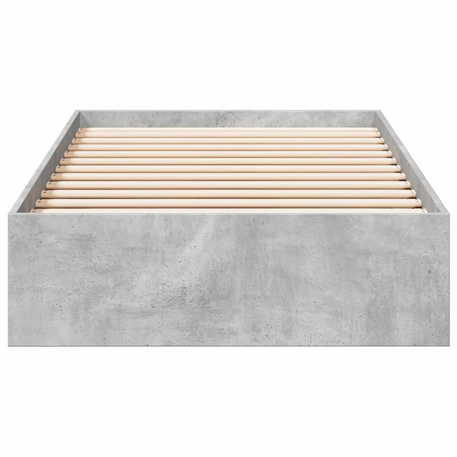 Rám Postele S Úložným Prostorem Betonově Šedá 80 X 200 Cm