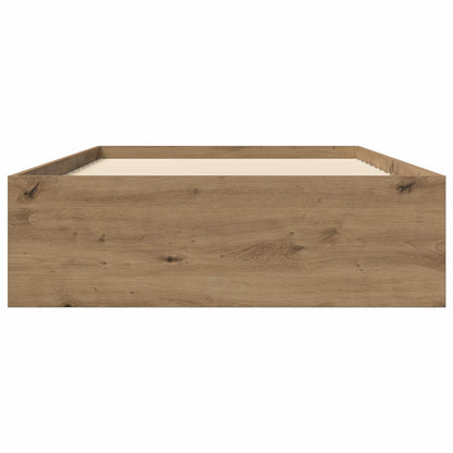 Rám Postele S Úložným Prostorem Dub Artisan 80 X 200 Cm