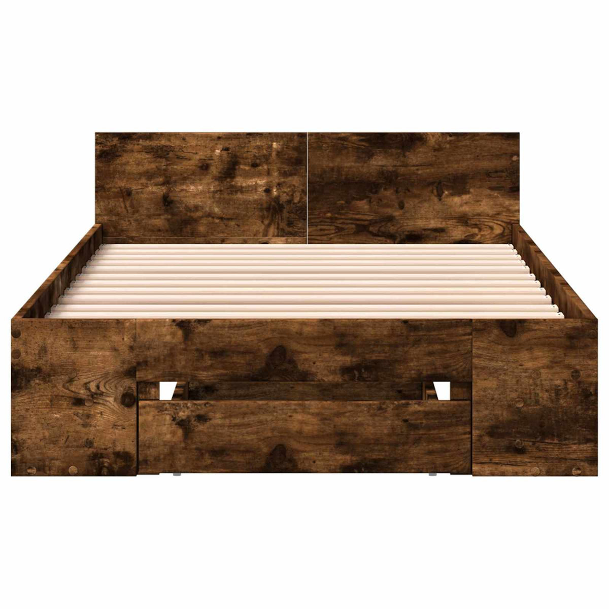 Rám Postele S Úložným Prostorem Kouřový Dub 80 X 200 Cm