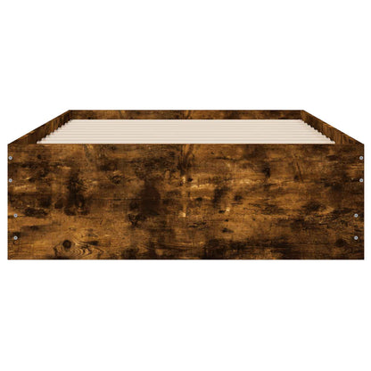 Rám Postele S Úložným Prostorem Kouřový Dub 80 X 200 Cm