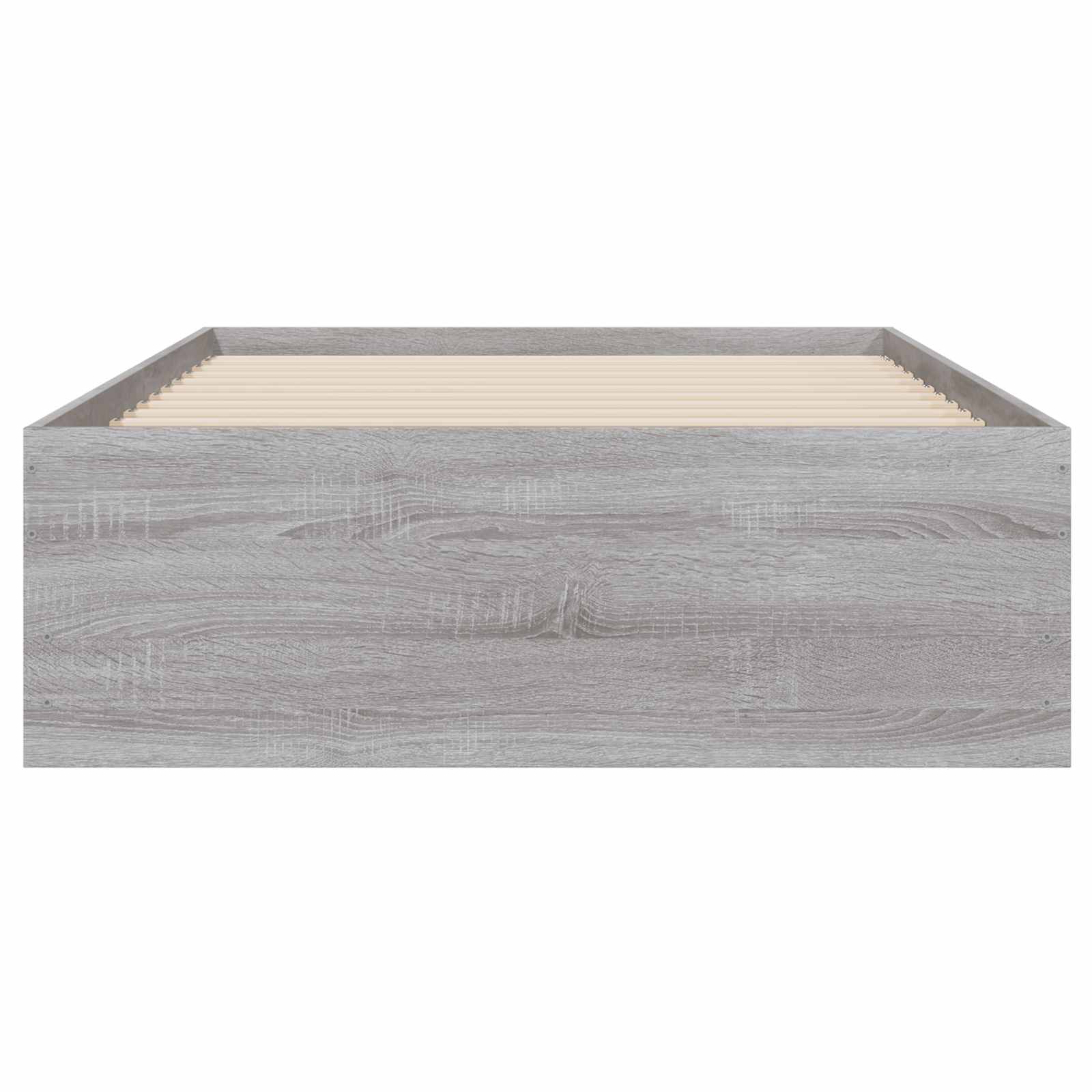 Rám Postele S Úložným Prostorem Betonově Šedá 80 X 200 Cm