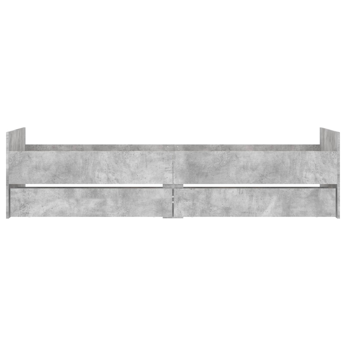 Rám Postele Šedý Sonoma Kompozitní Dřevo