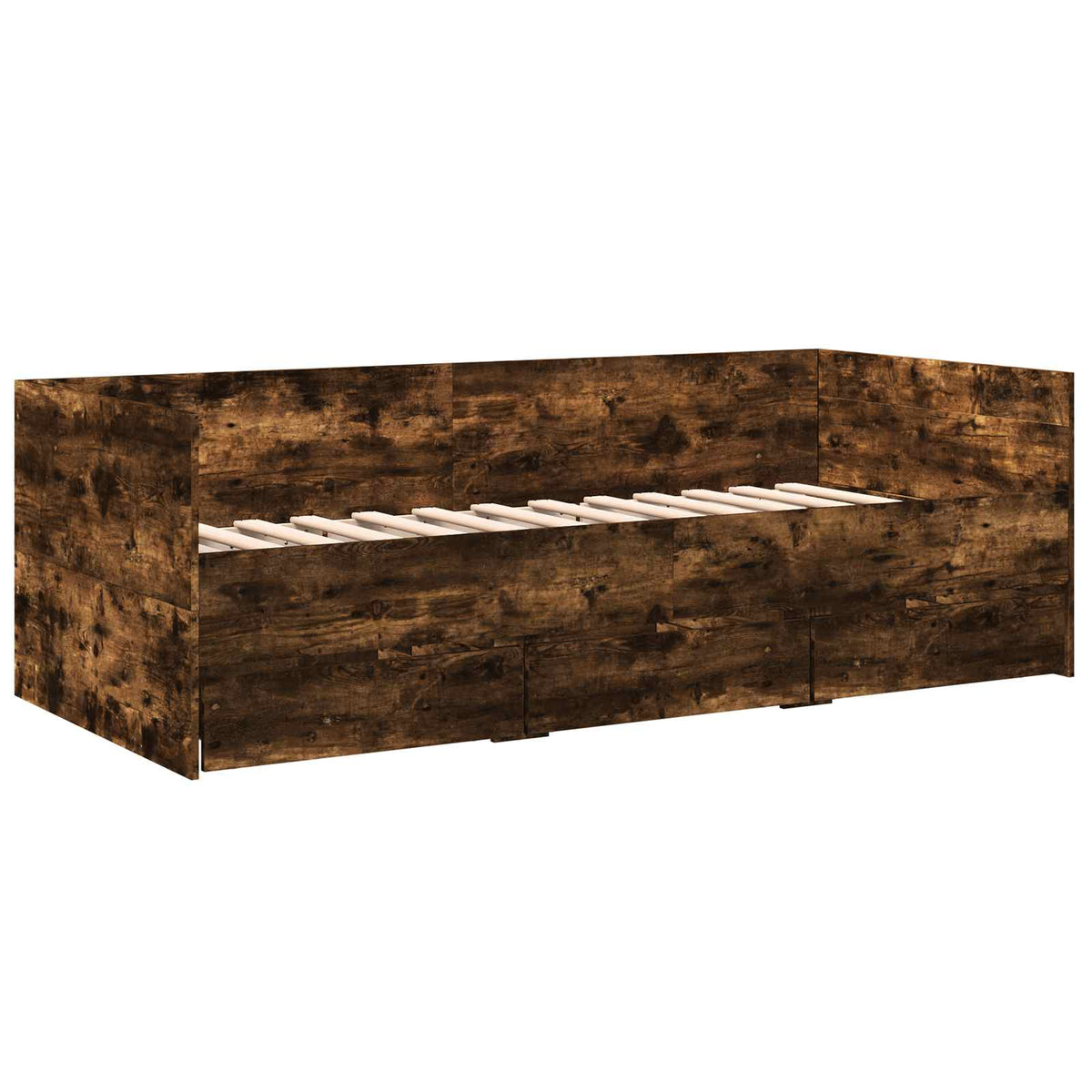 Daybed Se Zásuvkou S Čelo Kouřový Dub Kompozitní Dřevo