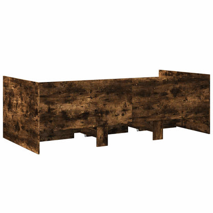 Daybed Se Zásuvkou S Čelo Kouřový Dub Kompozitní Dřevo